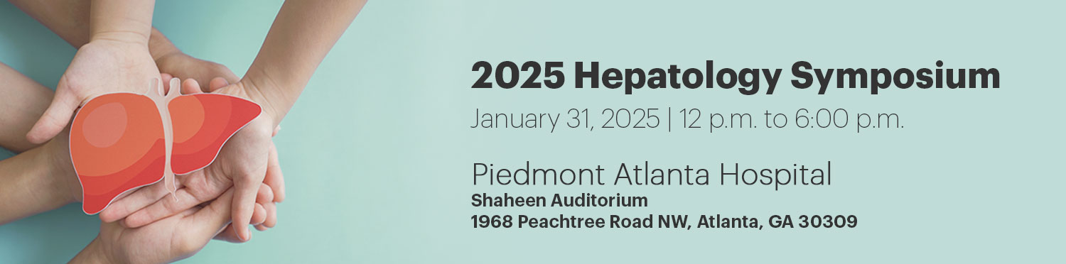 Piedmont Transplant Institute: Hepatology Symposium 2025 Banner